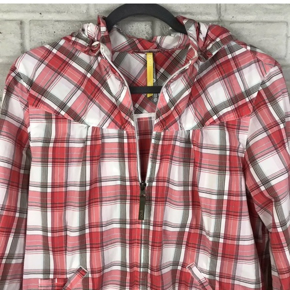 Lolë Water Resistant Hiking Jacket Removable Hood - Picture 5 of 9